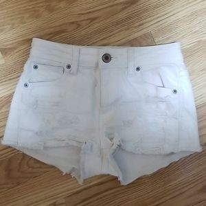 American Eagle White Shorts